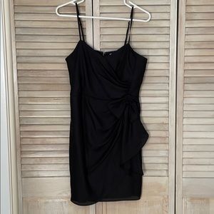 Little Black Dress, Faux Wrap Dress